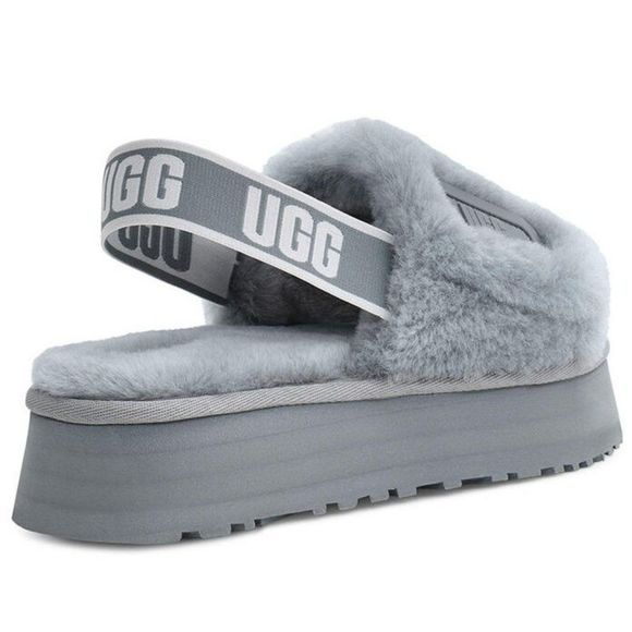 UGG Women's Disco Slide Slippers - Ash Fog 10M - Picture 2 of 4